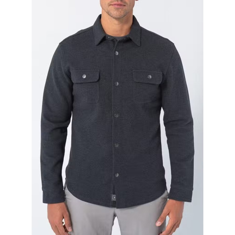 Linksoul Tempus Fugit Wyeth long sleeve snap button Shirt Jacket Shacket Mens M